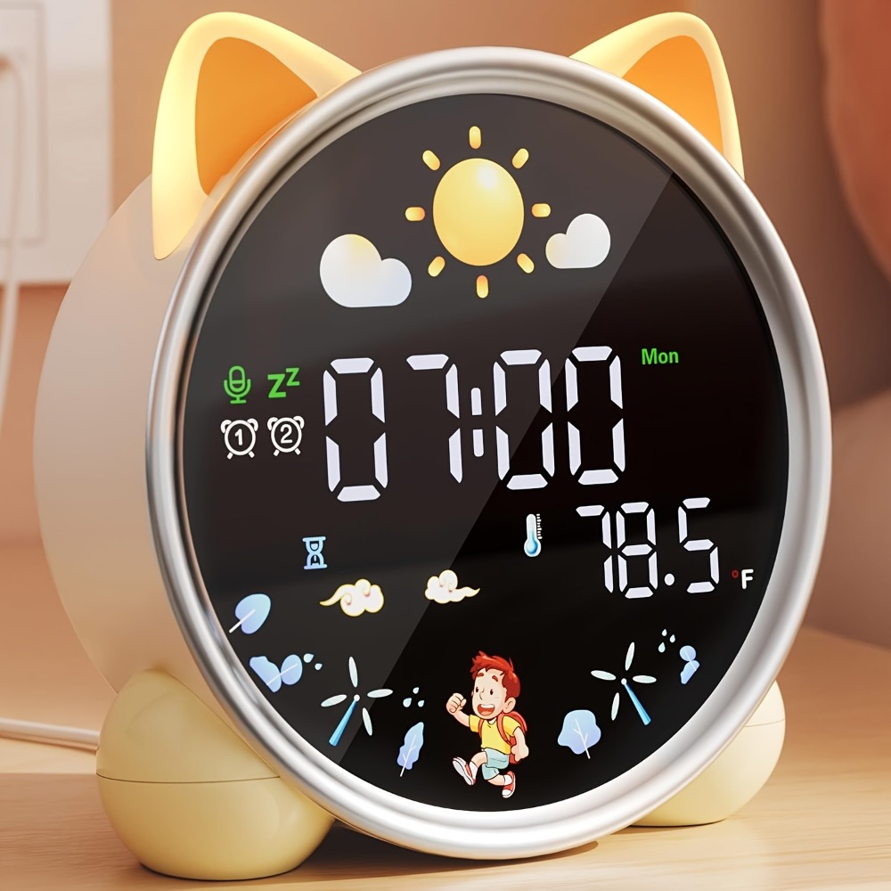 Sound Sleep Trainer Clock - Kids Alarm Clock Ready to Rise