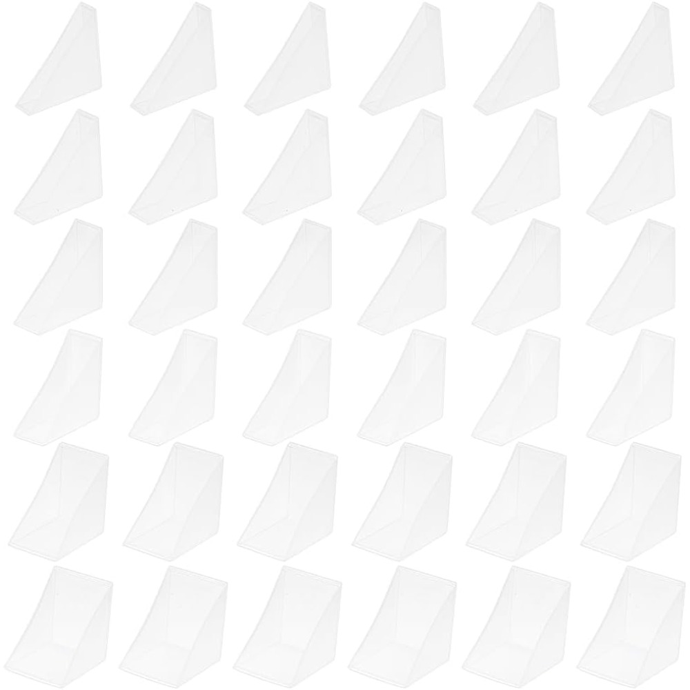 Corner Guard Foam - 36Pcs 6 Sizes Triangle Protector Translucent