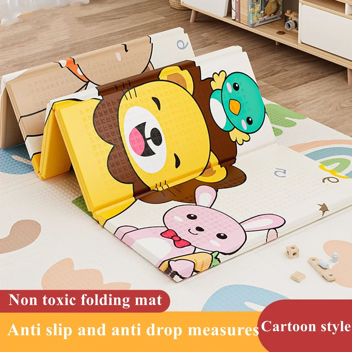 Non-Toxic Baby Play Mat Foldab - Baby Nursery Rug ulasan dan harga