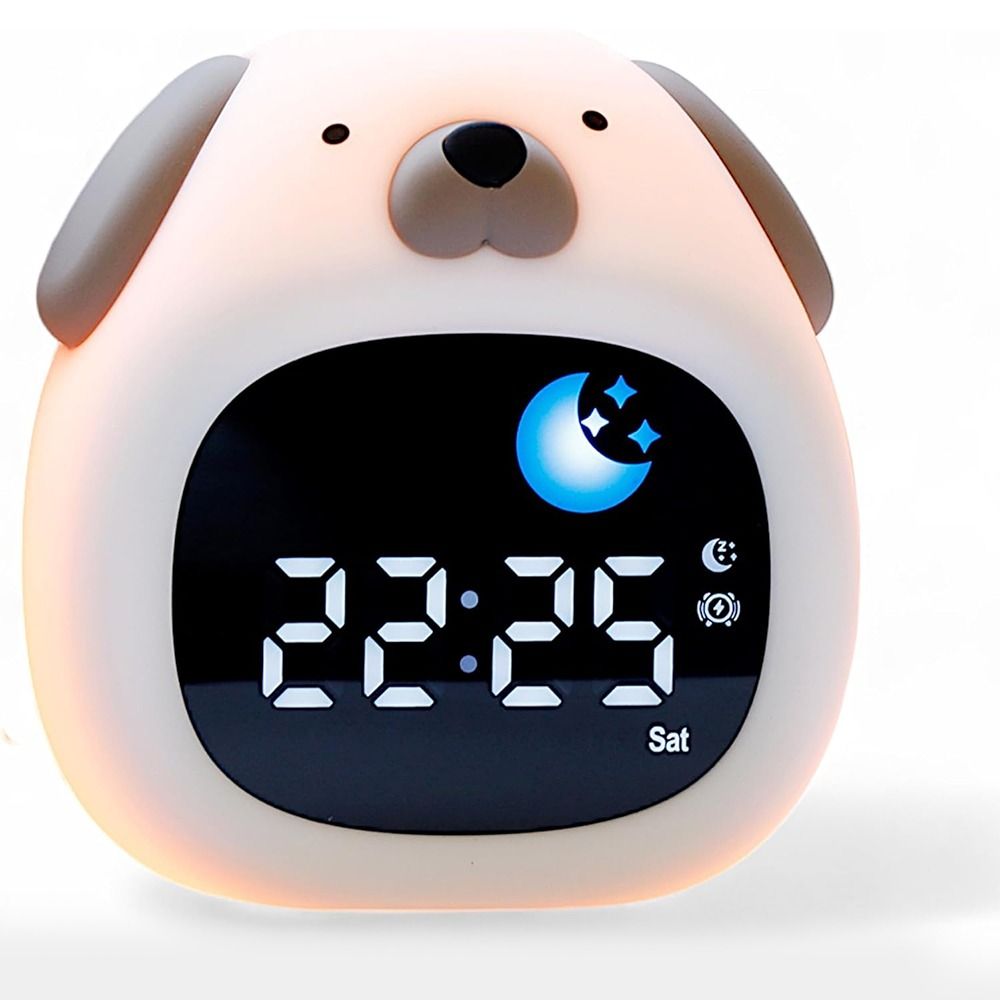 New Bright Alarm Clock Dog Des - Sound Sleep Trainer Clock ulasan dan harga