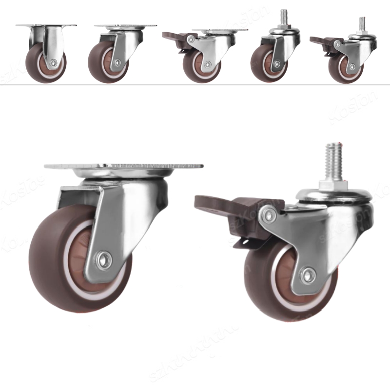 4pcs Stem Threaded Casters Off - Baby Nursery Trolley ulasan dan harga