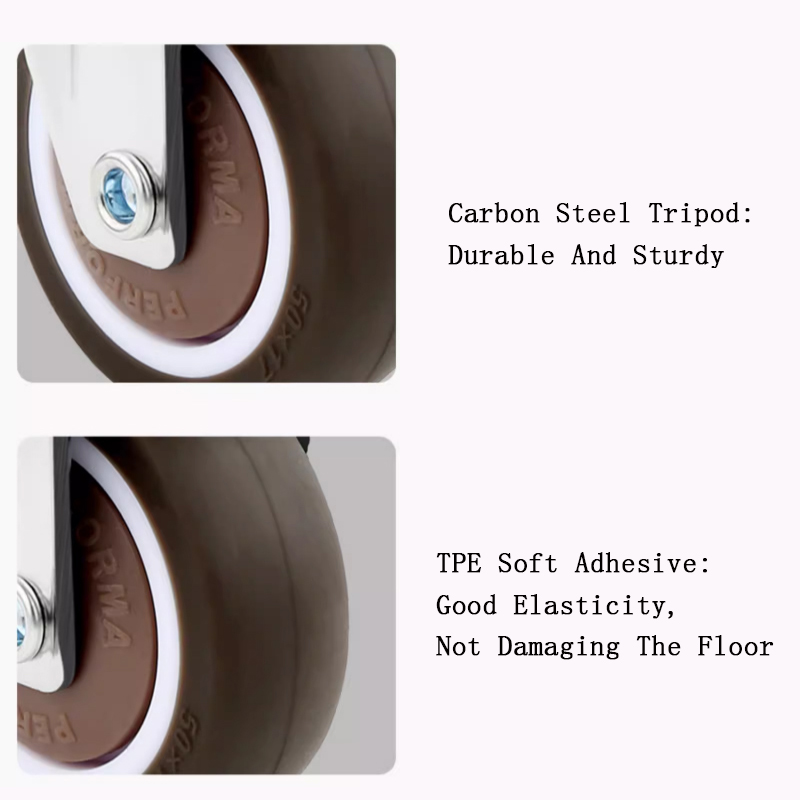 4pcs Stem Threaded Casters Off - Baby Nursery Trolley ulasan dan harga