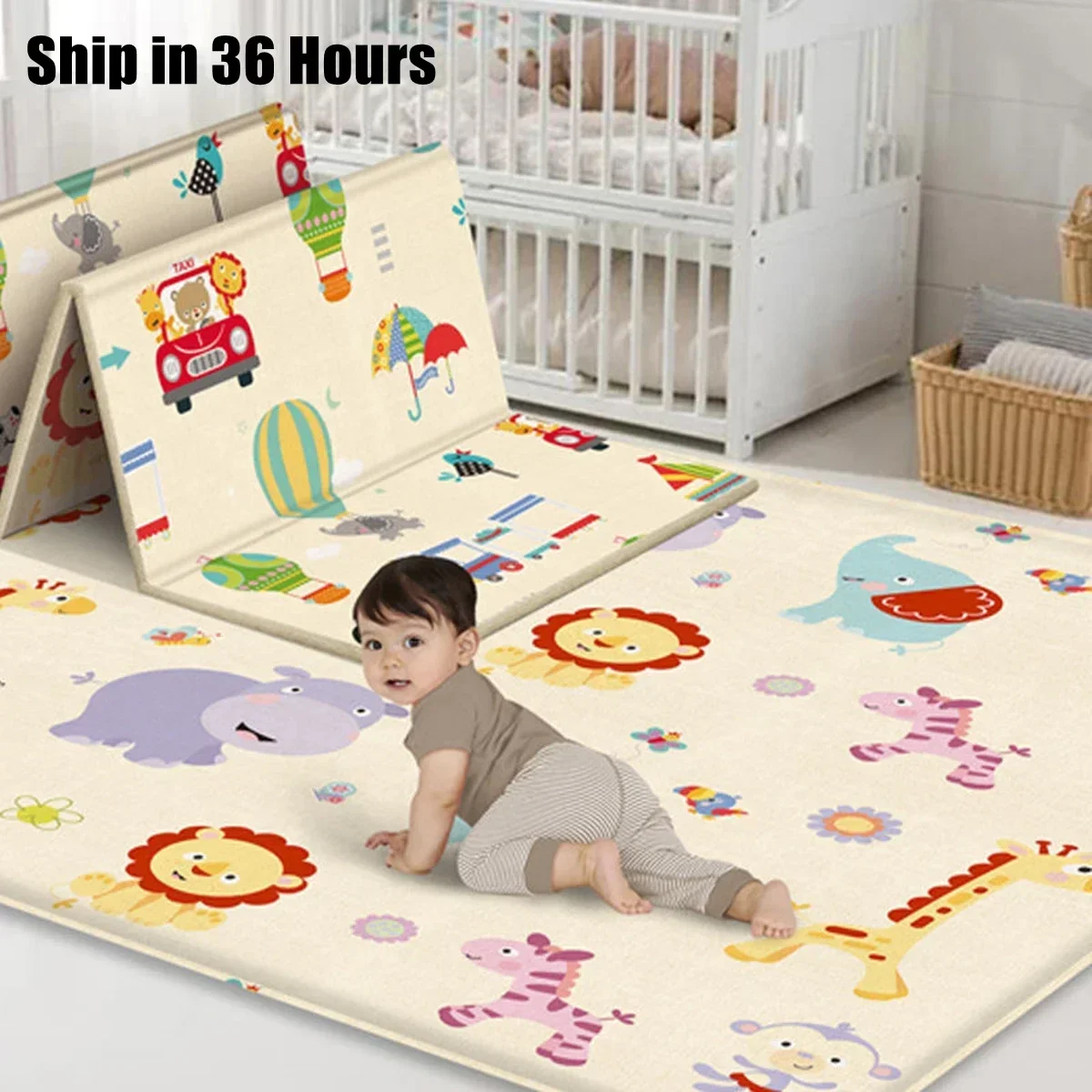 Non-Toxic Educational Foldable - Baby Nursery Rug ulasan dan harga