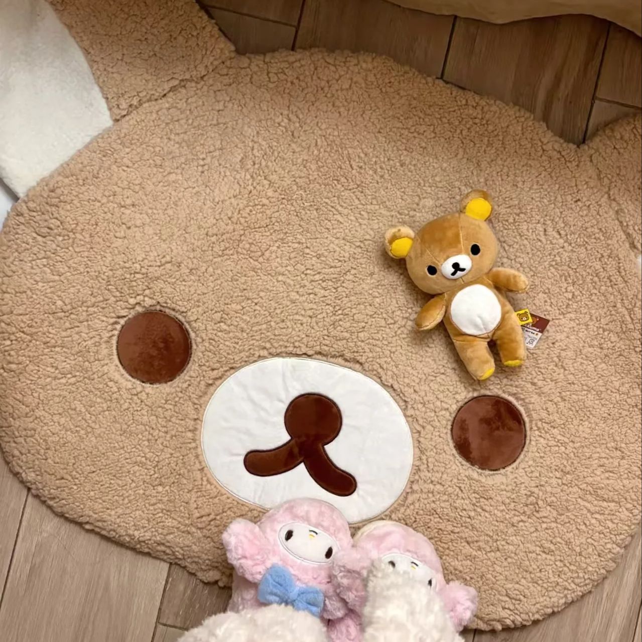 Cartoon Rilakkumas Plush Rug K - Baby Nursery Rug ulasan dan harga