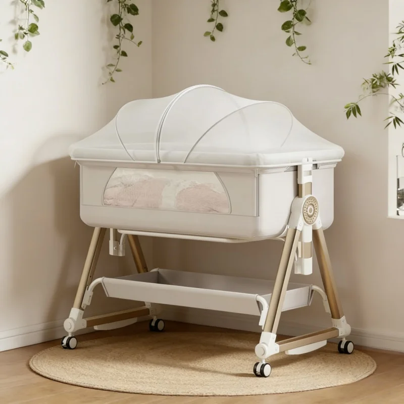 8-in-1 Convertible Smart Baby  - Baby Nursery Trolley ulasan dan harga