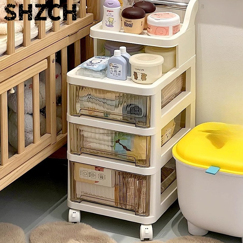 3-Tier Rolling Storage Cart Nu - Baby Nursery Drawers ulasan dan harga