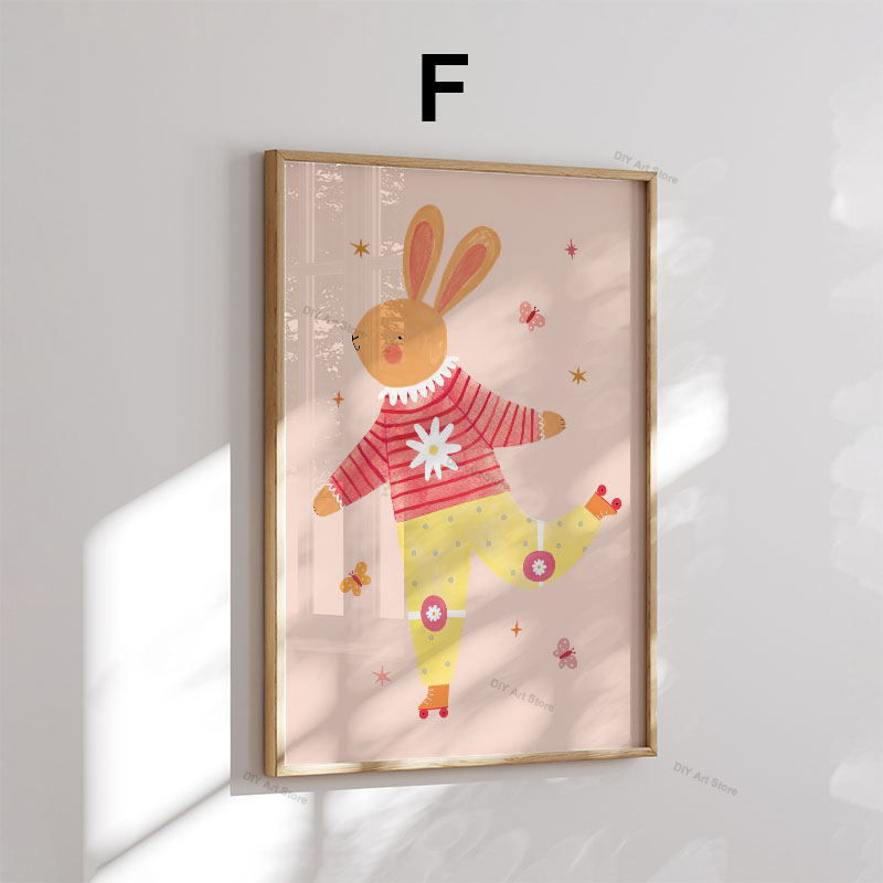 Funny Cartoon Animal Nursery W - Baby Nursery Artwork ulasan dan harga