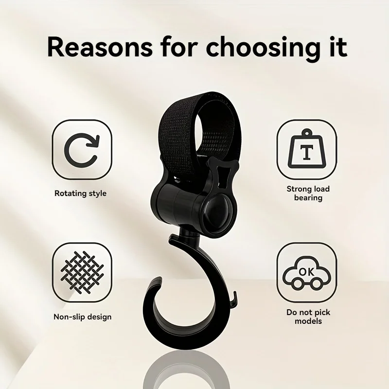 360° Rotate Hook, Baby Strolle - Baby Nursery Trolley ulasan dan harga