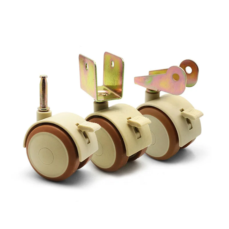 4Pcs 2'' Furniture Crib Swivel - Baby Nursery Trolley ulasan dan harga