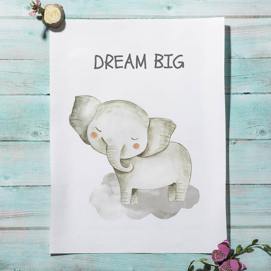 Nursery Wall Art Canvas Painti - Baby Zebra Nursery ulasan dan harga