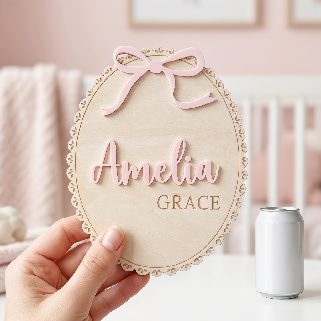1Pc Custom Bow Lace Edge Baby  - Baby Nursery Baby ulasan dan harga
