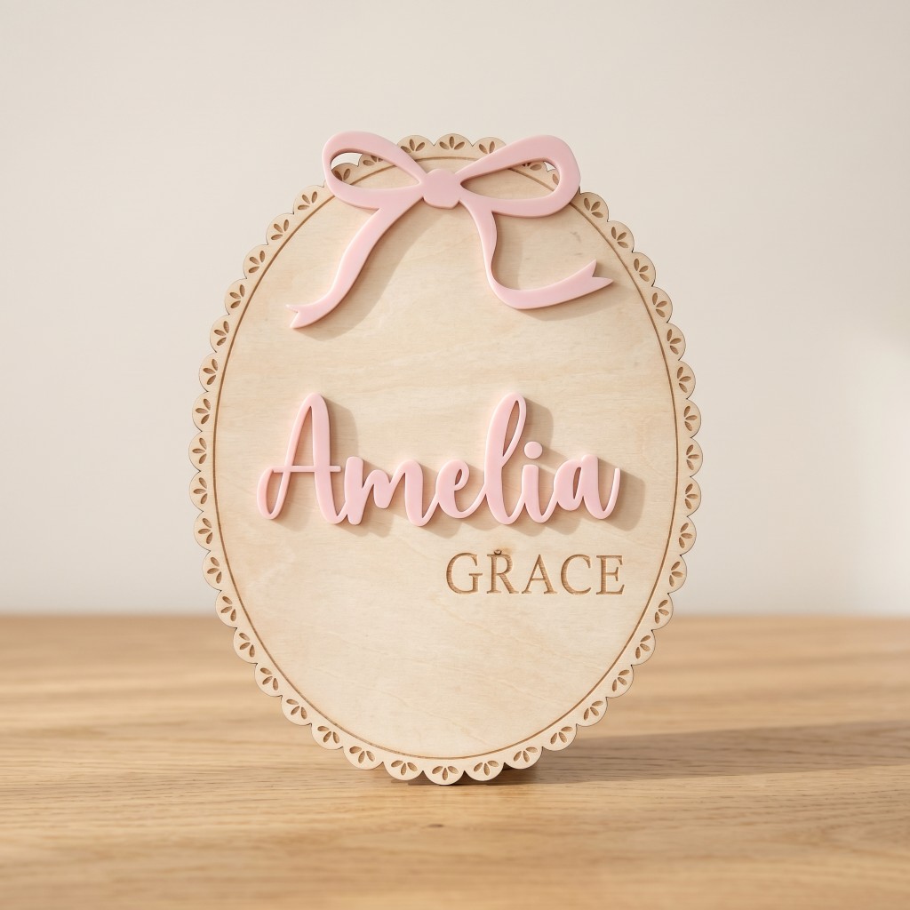 1Pc Custom Bow Lace Edge Baby  - Baby Nursery Baby ulasan dan harga