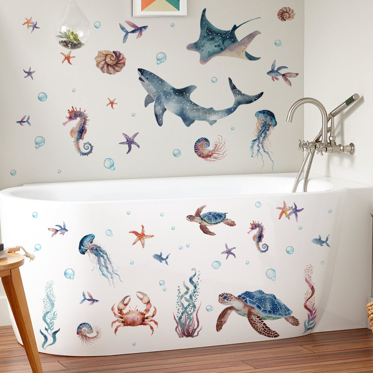 Under The Sea Marine Life Wall - Baby Nursery Under The Sea ulasan dan harga
