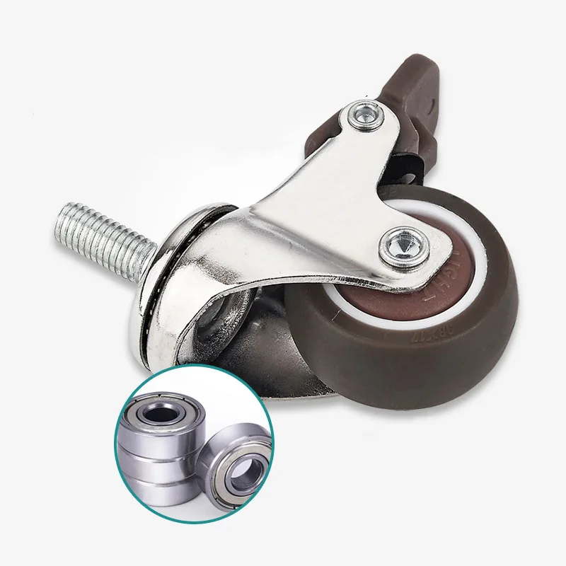 4pcs Furniture Casters Wheels  - Baby Nursery Trolley ulasan dan harga