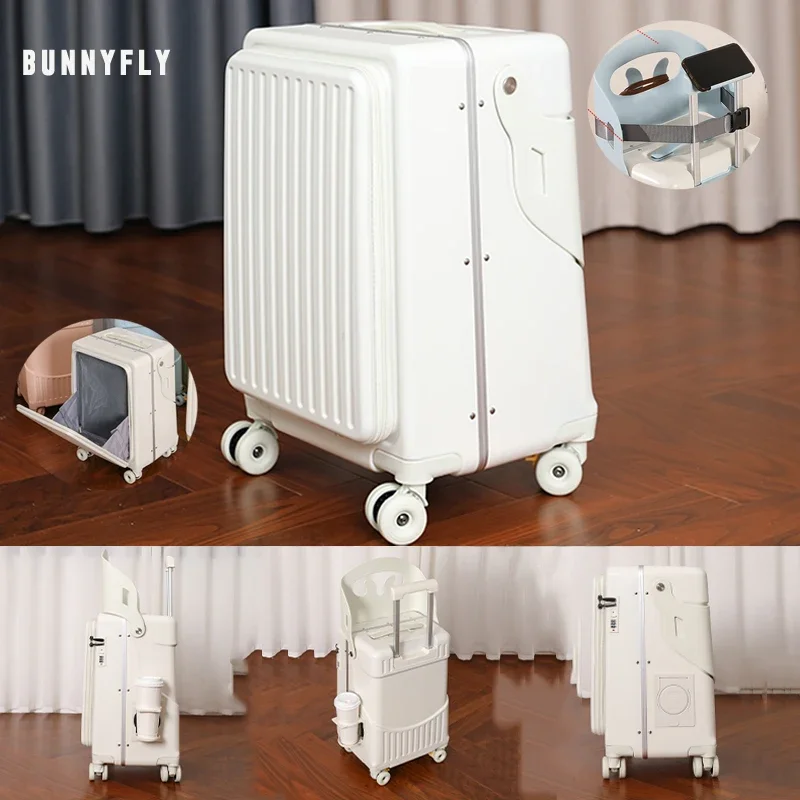 BunnyFly Kid Mom Suitcase with - Baby Nursery Trolley ulasan dan harga