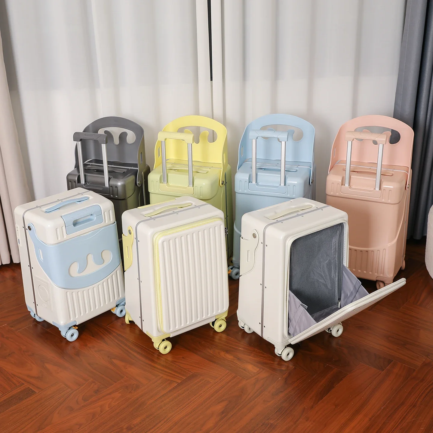 BunnyFly Kid Mom Suitcase with - Baby Nursery Trolley ulasan dan harga