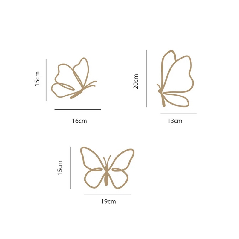 Wooden Butterflies Sign, Woode - Baby Nursery Artwork ulasan dan harga