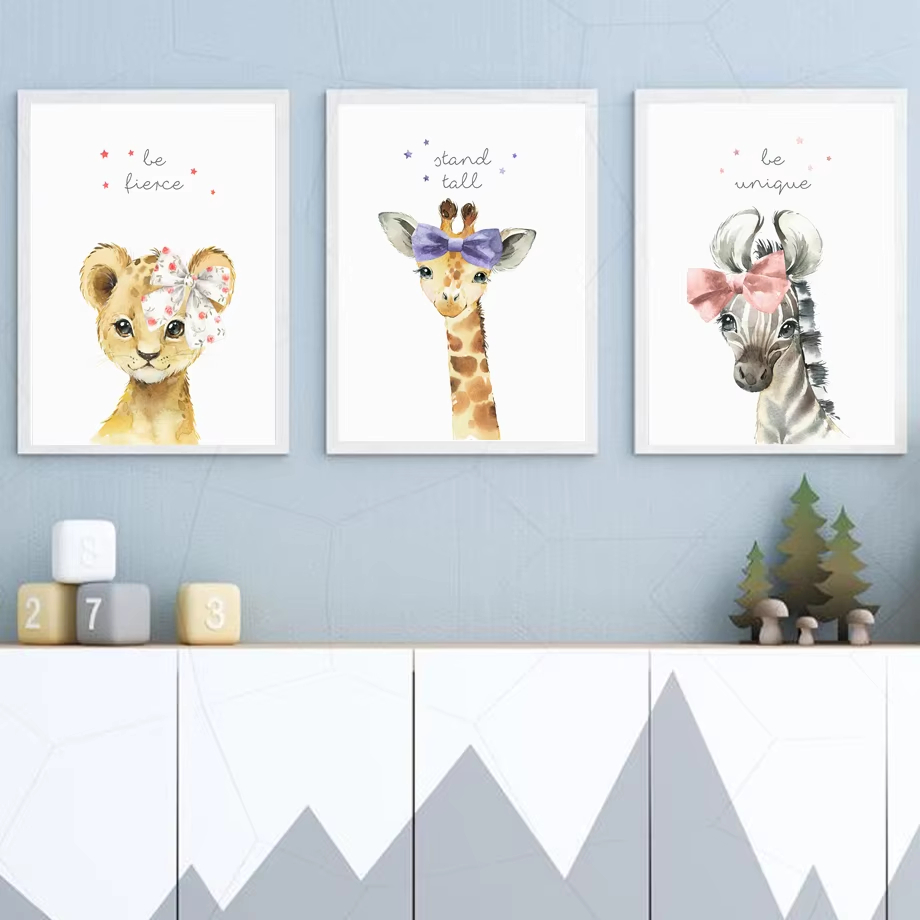 Lion Zebra Giraffe Elephant Hi - Baby Zebra Nursery ulasan dan harga