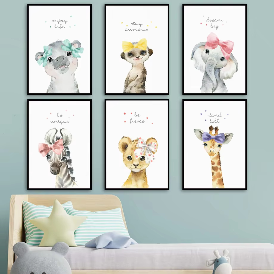 Lion Zebra Giraffe Elephant Hi - Baby Zebra Nursery ulasan dan harga
