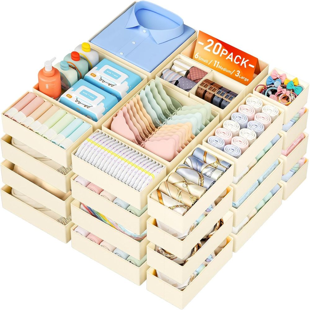 Organizer Clothes - 20 Pack Cl - Baby Nursery Drawers ulasan dan harga