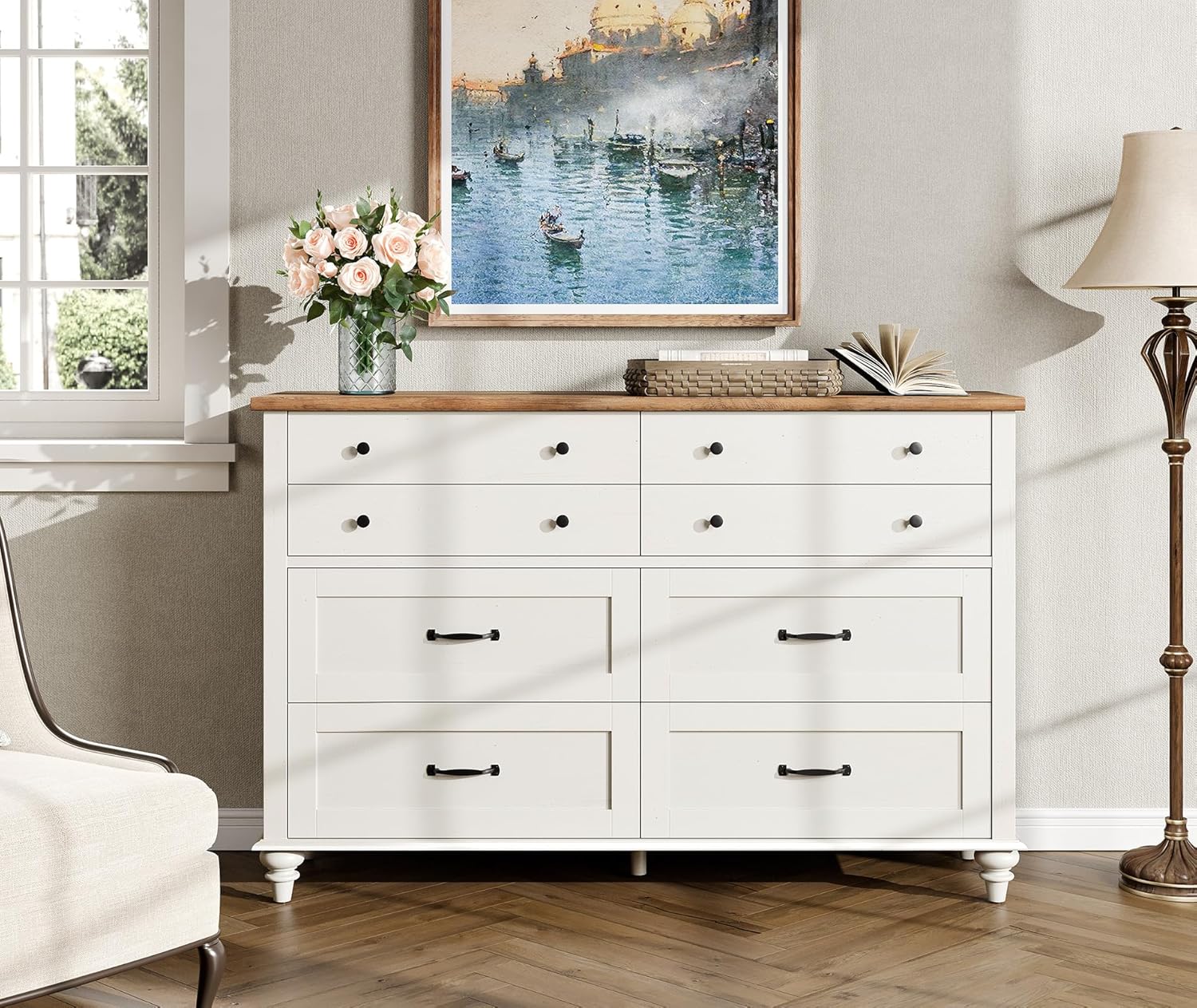 Modern  Kids Dresser with 7 Dr - Baby Nursery Drawers ulasan dan harga