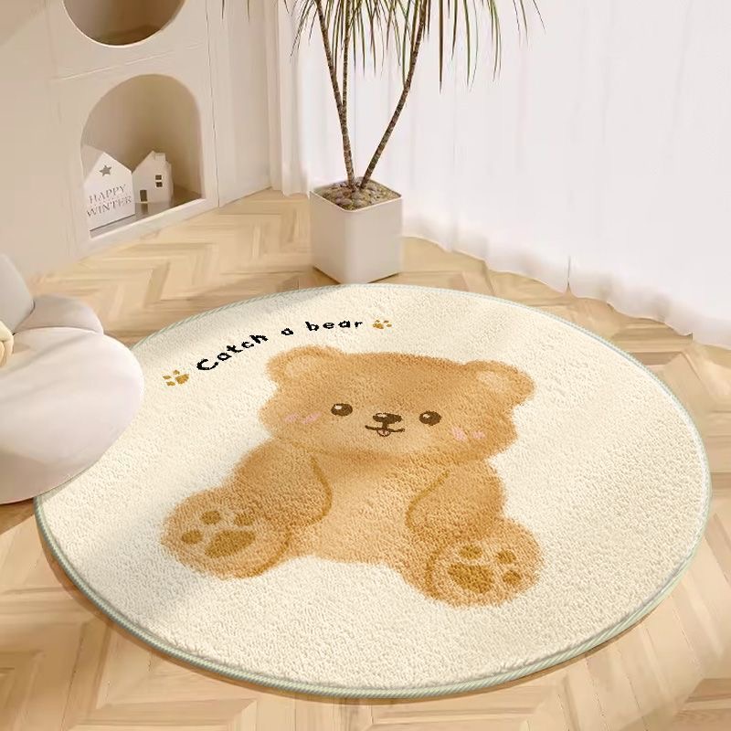 VIKAMA 1PC Round Carpet Living - Baby Nursery Rug ulasan dan harga