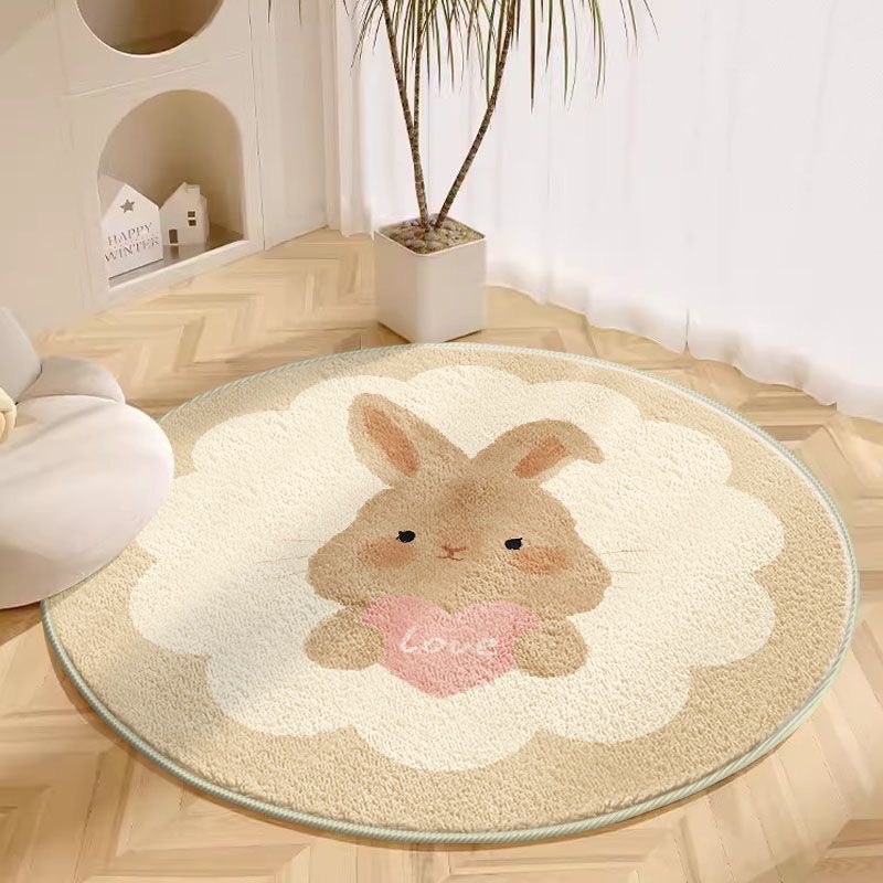 VIKAMA 1PC Round Carpet Living - Baby Nursery Rug ulasan dan harga