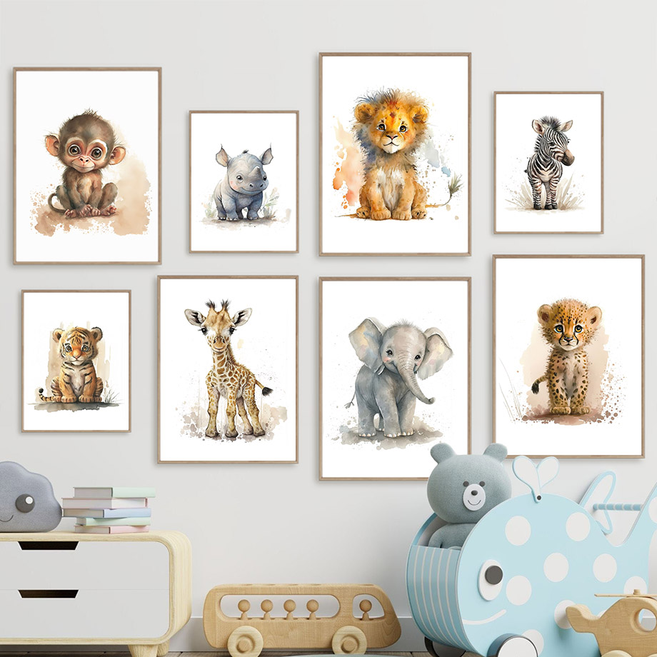 Nursery Animals Lion Giraffe R - Baby Zebra Nursery ulasan dan harga