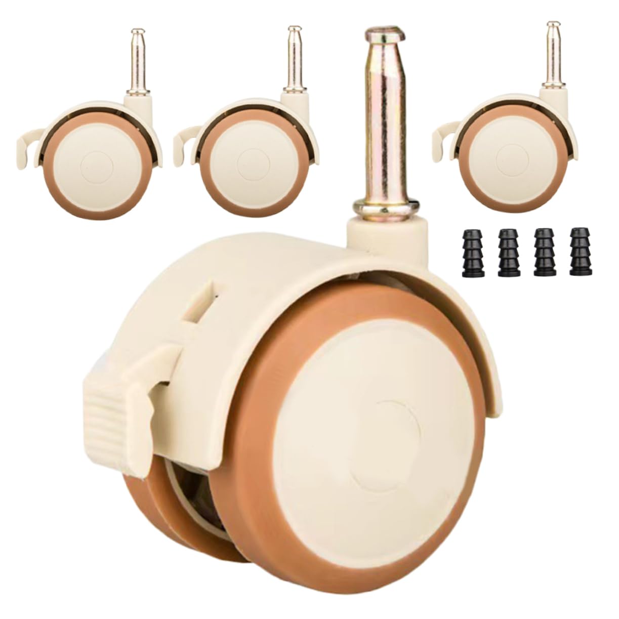 1/4 Pcs Nylon Swivel Caster Wh - Baby Nursery Trolley ulasan dan harga