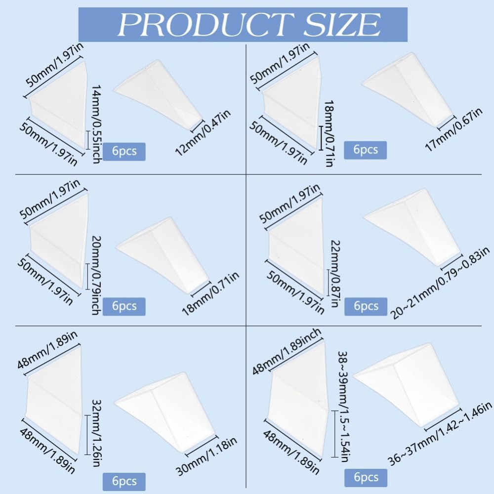 36Pcs 6 Sizes Triangle Protect - Corner Guard Foam ulasan dan harga